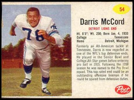 54 Darris McCord